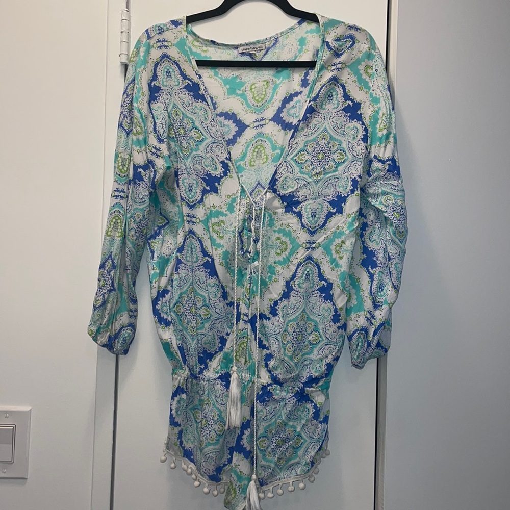 Colorful printed romper